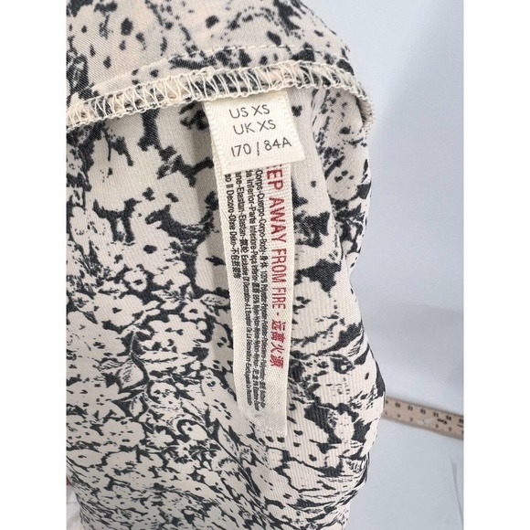 Free People All Tucks Printed Bodysuit Balloon Sleeve Floral Print Women's XS - Picture 12 of 12